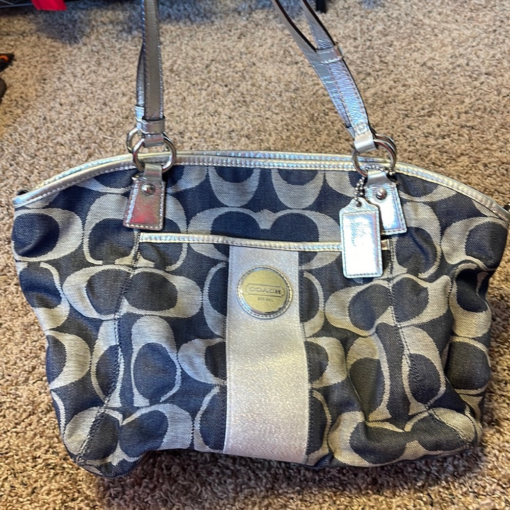 Coach signature handbag